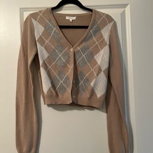 School girl style cardigan brand new without tags size medium.